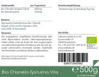 Bio Chlorella-Spirulina Vita Presslinge  / Tabletten 4-Monatsvorrat  - 500 g Vorratsbeutel